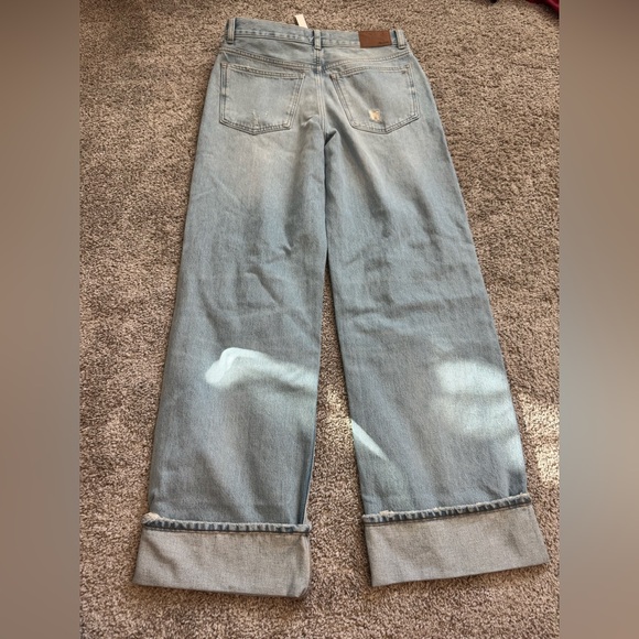 Madewell Low-Slung Baggy Light Blue Jeans Size 25 - Picture 3 of 3